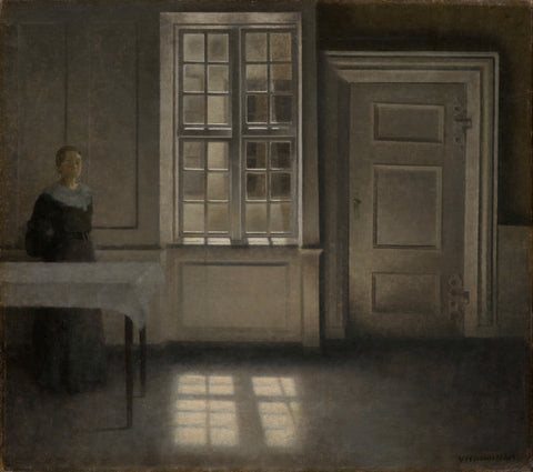 Strandgade, Sunshine by Vilhelm Hammershøi, c. 1906