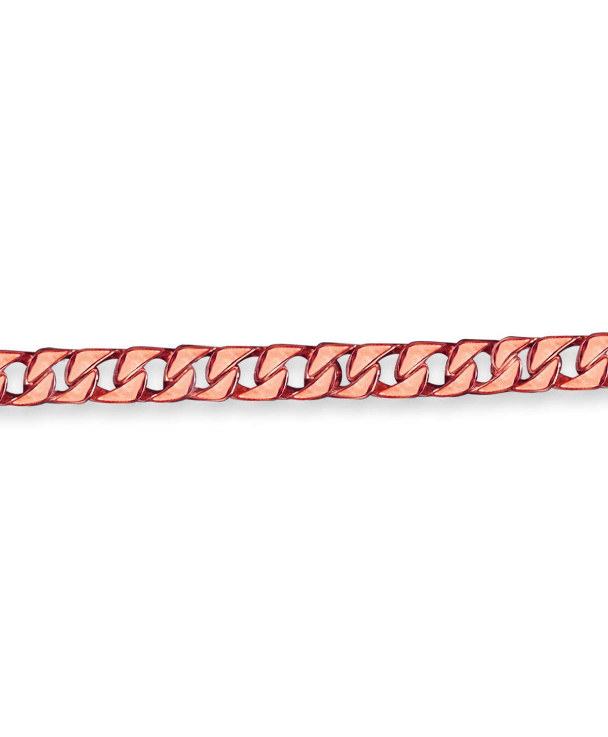 Curb Solid White/Yellow/Rose Gold Handmade Bracelet, 9mm, 6.5-10 Inch, from 63.5 g