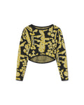 Empingated Knit Crop 1