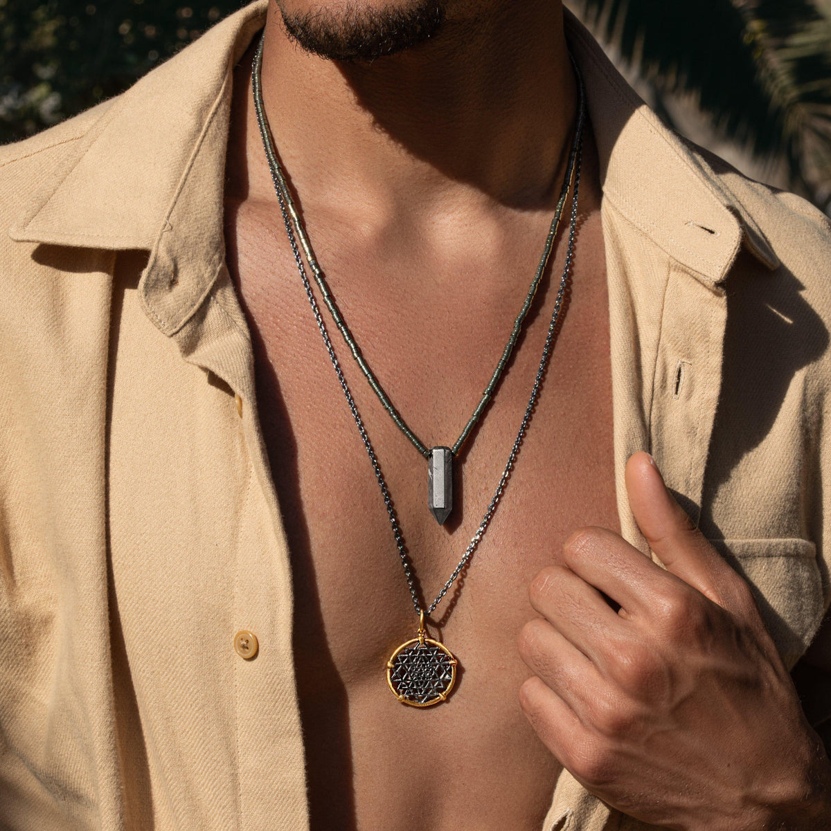 Spiritual Abundance Sri Yantra Pendant Necklace