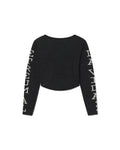 La Vida Knit Crop Onyx 2