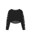 La Vida Knit Crop Onyx 1