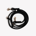 'Black' - Hands Free Braided Leash 2
