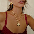 Lisbon Necklace in Clear 2