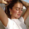 Lisbon Earrings in Rose 2