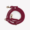 'Bordeaux' - Hands Free Braided Leash 2