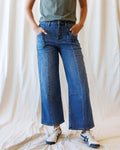 High Rise Seamed Wide Leg Ankle 3