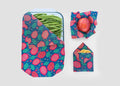 Beeswax Food Wrap - Dragonfruit Print 1