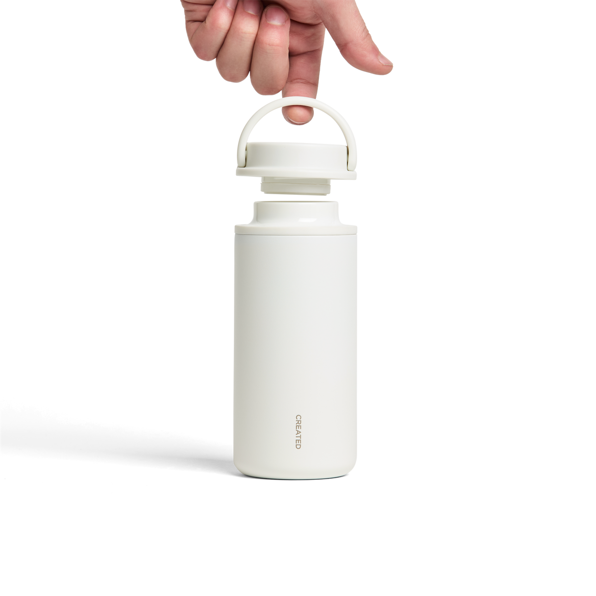 12oz Nomad Grip Tumbler - White