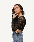 Full Lace Long-Sleeved Halftee 10