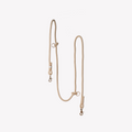 'Tan' - Hands Free Braided Leash 1