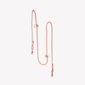 'Powder Rose' - Hands Free Braided Leash 1