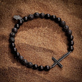 Rooted Faith Lava Cross Bracelet 3