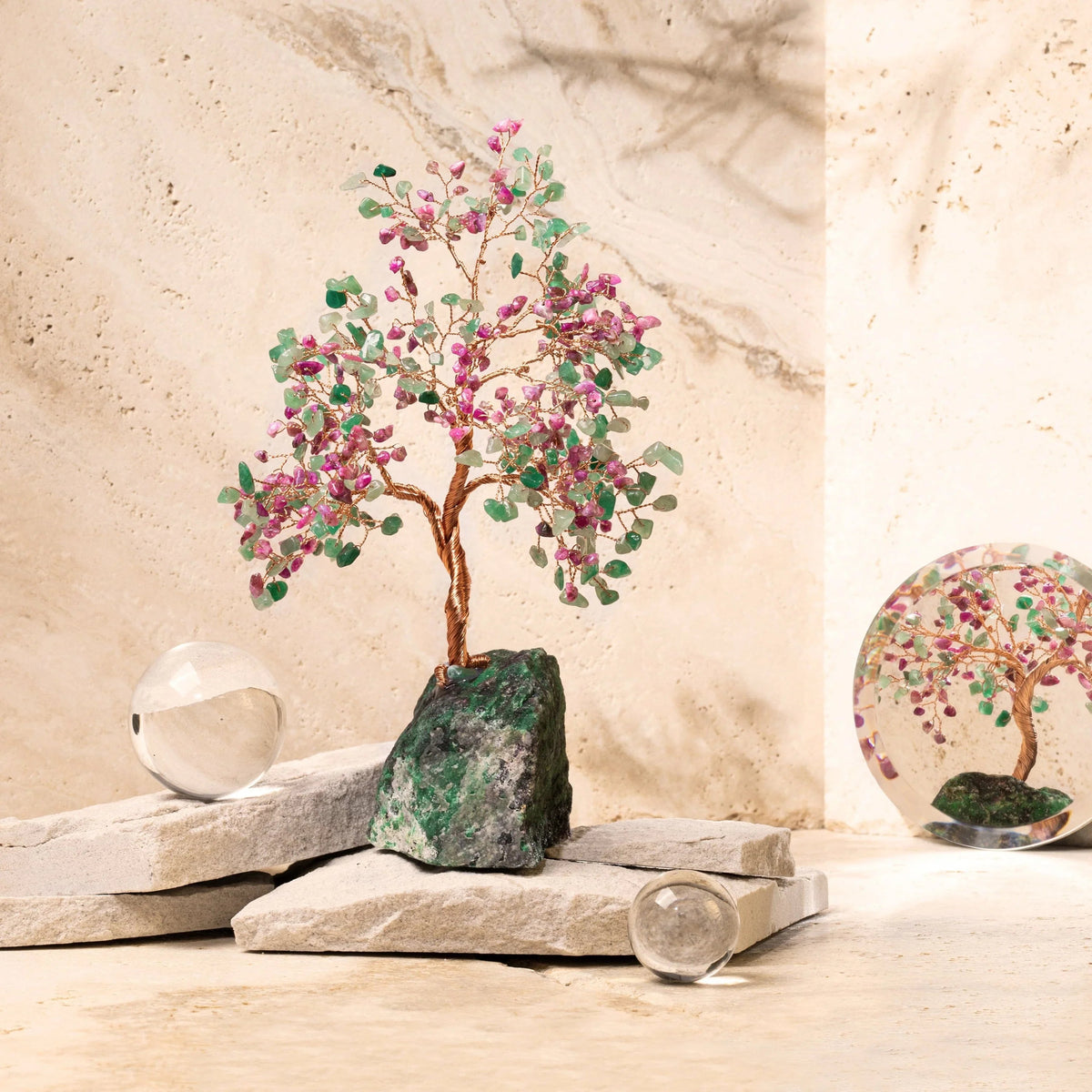 Divine Inspiration Tourmaline & Jade Feng Shui Tree
