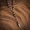 Sublime Tranquility 4 Symbol Tiger's Eye Turquoise Necklace 6