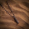 Brilliant Spirit Matte Onyx Triple Protection Necklace 5