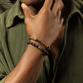 Healing Courage Tiger's Eye Triple Protection Bracelet 2