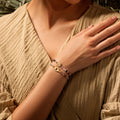 Spiritual Power Sapphire Mix Evil Eye Charm Bracelet 2