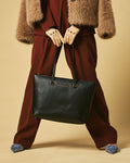 Simona (black) - Italian calf leather women's shoulder bag 1
