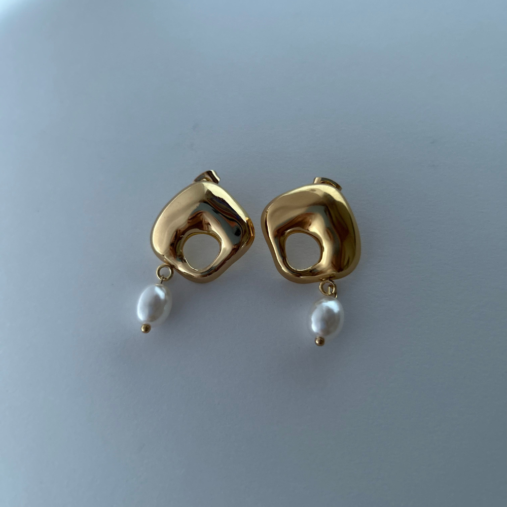 18K Gold-Plated Alma Earrings