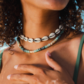 Black Cowry Shell Necklace 1