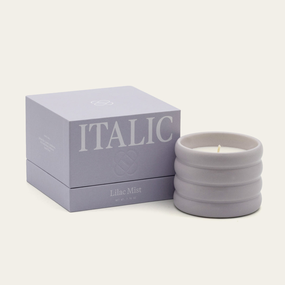 Soy Wax Ceramic Candle & Wick Trimmer Set