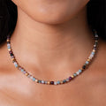 Peace + Happiness 4mm Healing Necklace 1