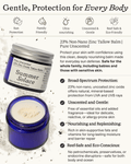 23% Non-Nano Zinc (USP) Tallow Balm | Pure Unscented 10