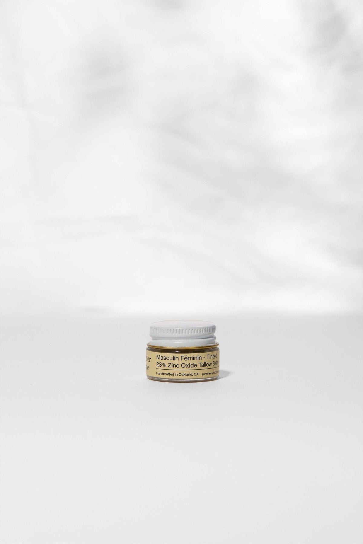 23% Non-Nano Zinc (USP) Tinted Tallow Balm | Deodorant Benefits | Scented