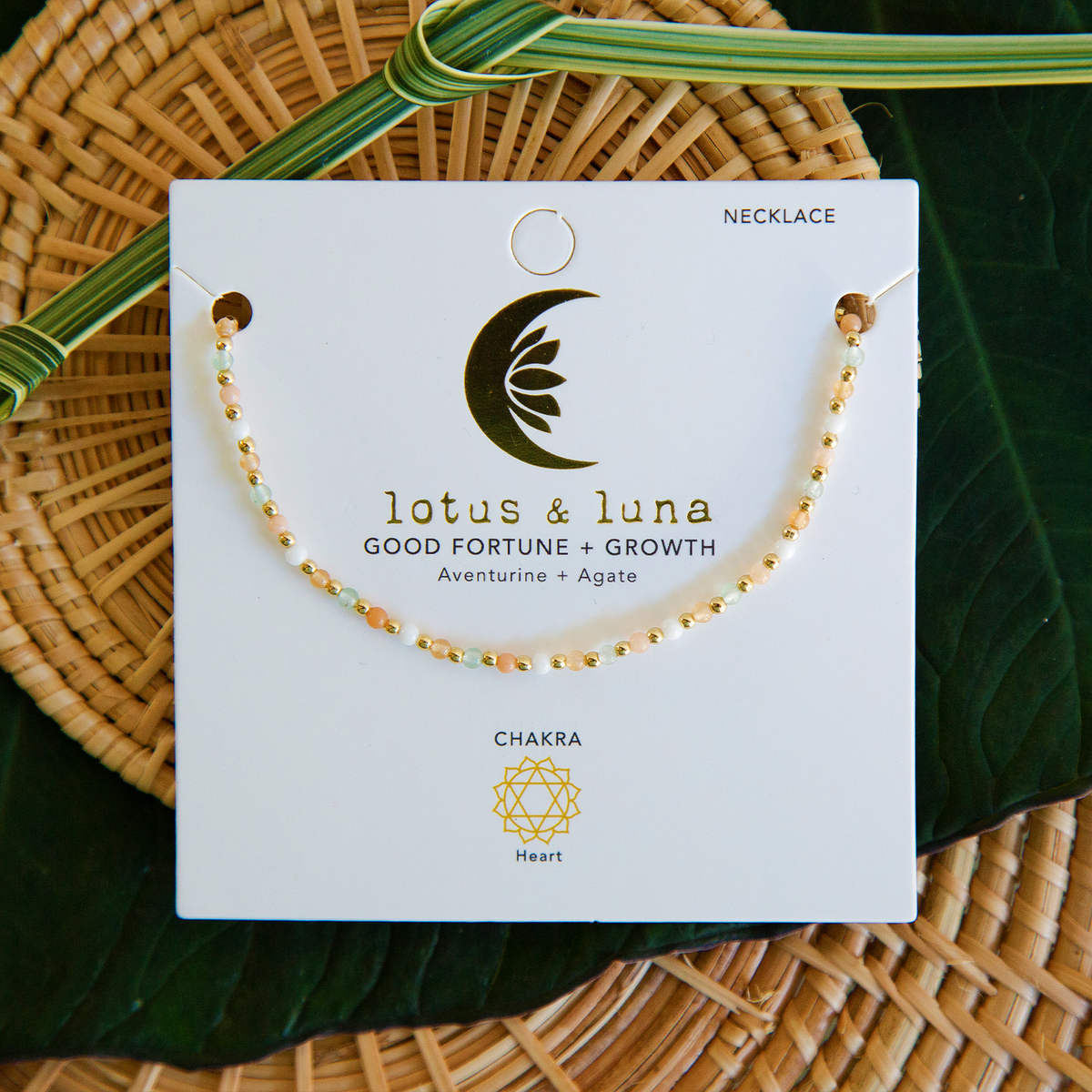 Good Fortune + Growth 2mm Healing Necklace