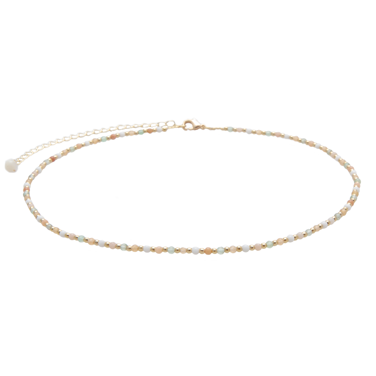 Good Fortune + Growth 2mm Necklace + Layered Bracelet Set