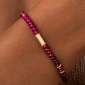 Inner Glow Garnet & Rhodolite Gold Bracelet 2
