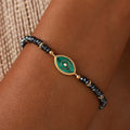 Protective Harmony – Hematite & Malachite Bracelet 2