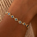 Celestial Insight Lapis Evil Eye Bracelet 2