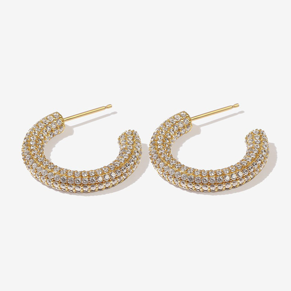 18K Gold-Plated Julia Earrings