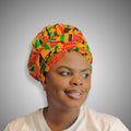 Duma Mbili African Print Bonnet wrap 6