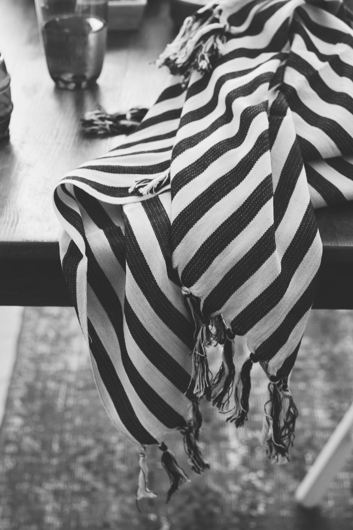 Zebra Cotton Linen Towel