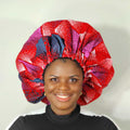 Duma Mbili Large Silk Lined Bonnet 3