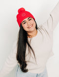 Smiley Pom Pom Hat 8