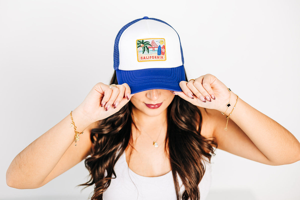 California Postcard Trucker Hat