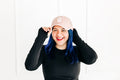 Dusty Rose Letter Athletic Hat 6