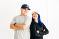 Navy Letter Athletic Hat 8