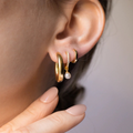 18K Gold Vermeil Tiffany Earrings 2