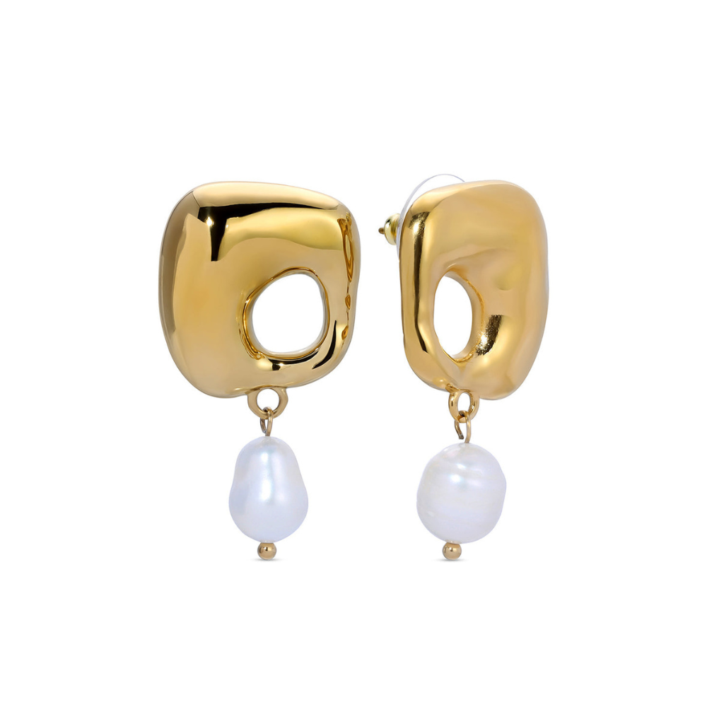 18K Gold-Plated Alma Earrings