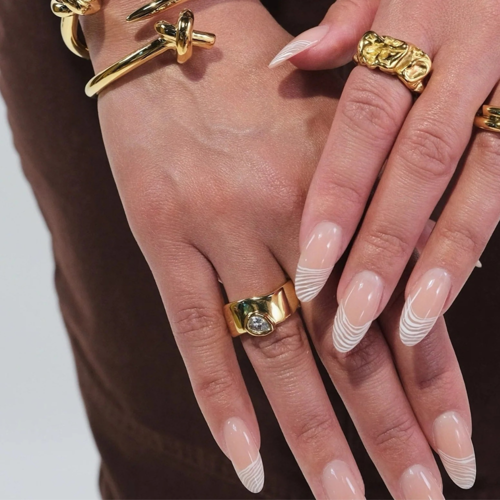 18K Gold-Plated Cooper Ring
