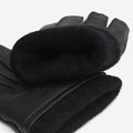 Vittoria (black) - Italian gloves made of American deerskin leather with cashmere lining 3