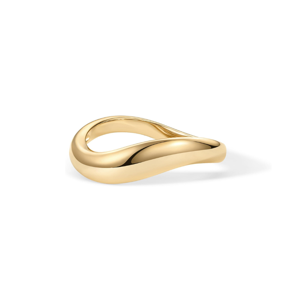 18K Gold-Plated Reese Ring