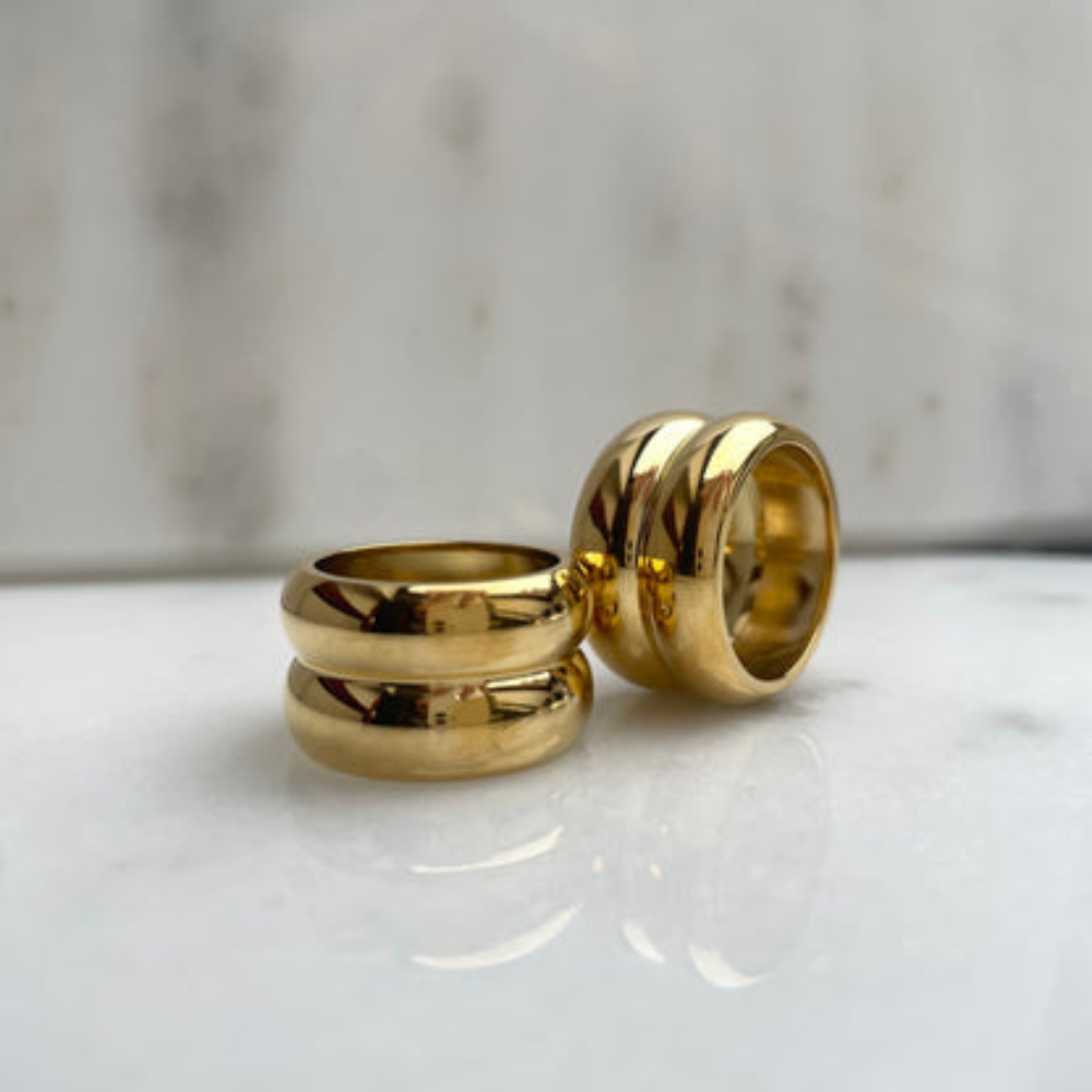 18K Gold-Plated Adrianna Ring