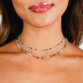 Master Healer 3mm + 2mm Necklace Stack 6