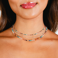 Master Healer 3mm + 2mm Necklace Stack 6